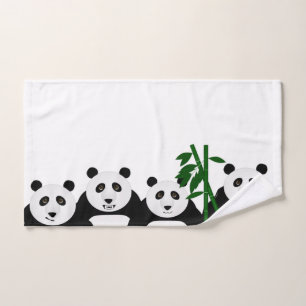 Pandas Hand Towel