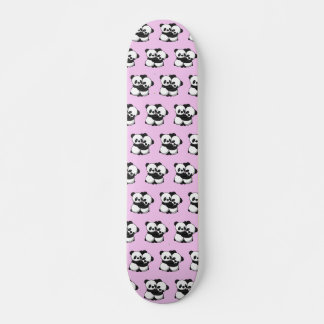 Pandas Hugging Skateboard