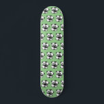 Pandas Hugging  Skateboard<br><div class="desc">Cute cartoon pandas hugging pattern on a skateboard.</div>
