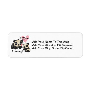 Pandas I Love Mommy