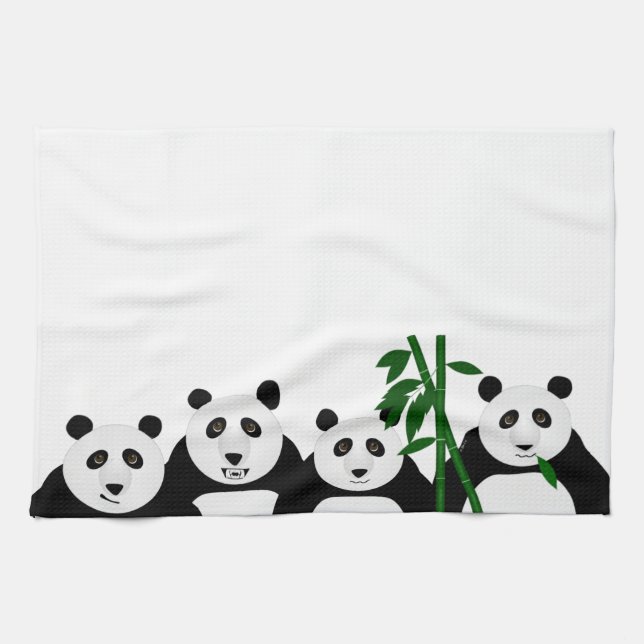 Pandas Kitchen Towel (Horizontal)
