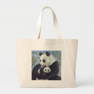 Pandas Large Tote Bag