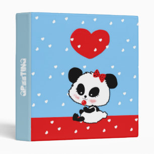 pandas "panda bears" "panda bear baby" "kawaii pan binder