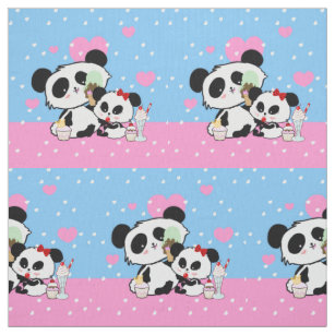 pandas "panda bears" "panda bear baby" "kawaii pan fabric