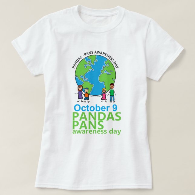PANDAS/PANS Awareness Day T-Shirt Women's (Design Front)