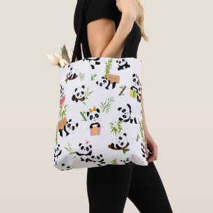 Panda's Pattern Tote Bag
