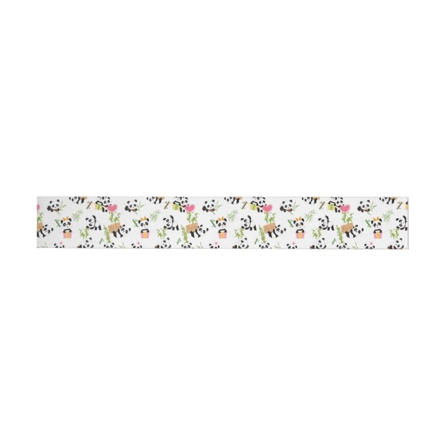 Panda's Pattern Wrap Around Label (Individual)