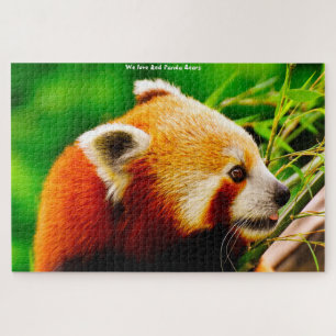 Pandas Rouges. Puzzle