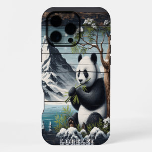 Panda's Secluded Spot: Bamboo Contentment iPhone 16 Pro Max Case