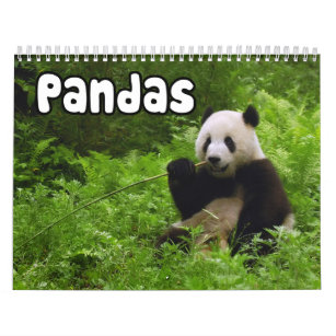 Pandas Wall Calendar