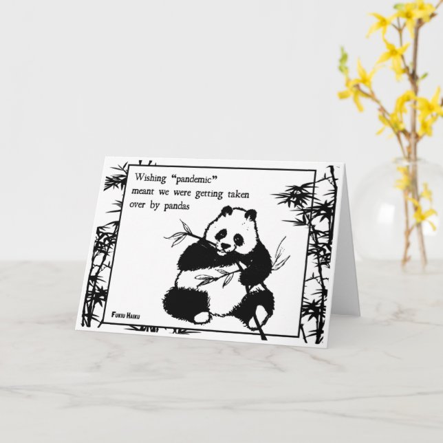 Pandemic Greeting Card (Yellow Flower)