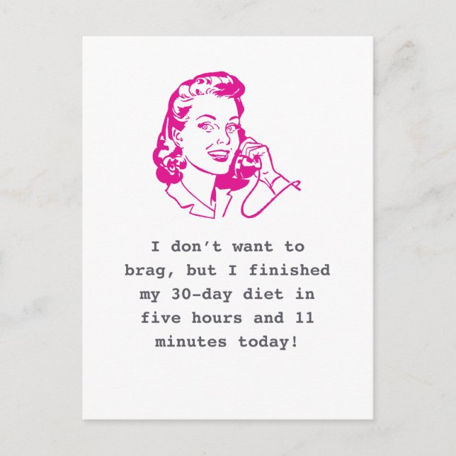 Pandemic Humour: The Covid-19 Weight Gain Postcard (Front)