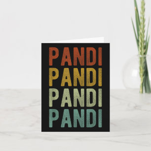 Pandi City Philippines Retro Card