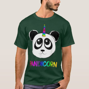 Pandicorn Rainbow Unicorn Fun T Shirt