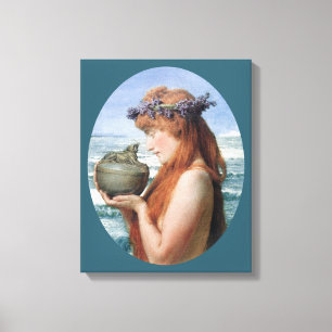 Pandora by Sir Lawrence Alma-Tadema Canvas Print