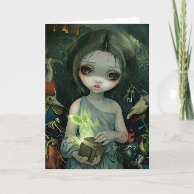 "Pandora" Greeting Card (Front)