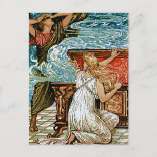 Pandora opens the Box Postcard