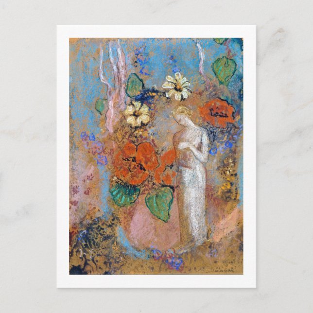 Pandora, Redon Postcard (Front)