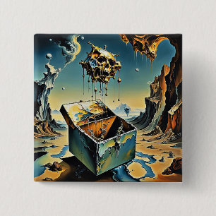 Pandora’s Box 2 Inch Square Button