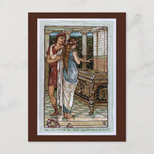Pandora wonders at the Box Postcard