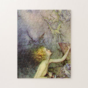 Pandora's Box By Arthur Rackham Jigsaw Puzzle