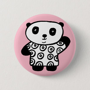 Pandy the Panda 2 Inch Round Button