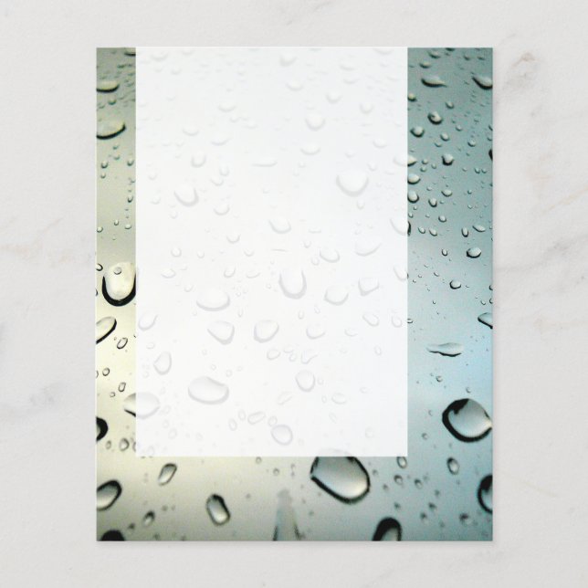 Panel 017 - Rain on my Window Flyer (Front)
