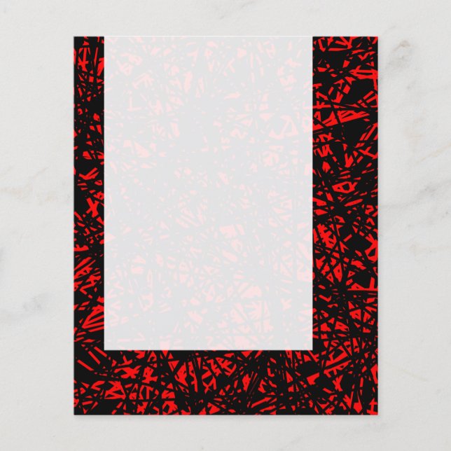 Panel 068 - Abstract Lines - Red Flyer (Front)