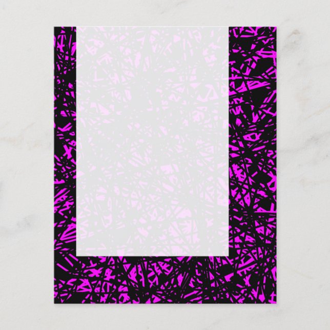 Panel 069 - Abstract Lines - Magenta Flyer (Front)