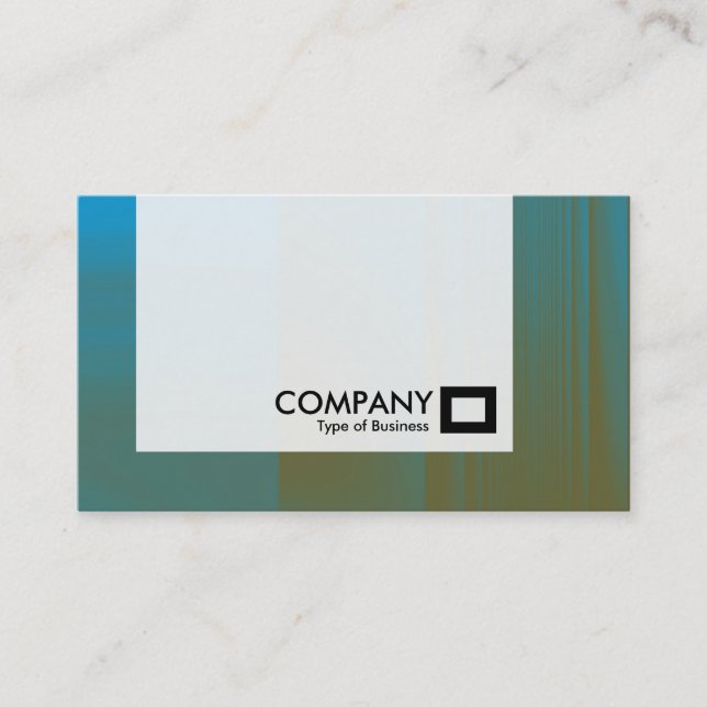 Panel - Blue with Orange Business Card (Front)