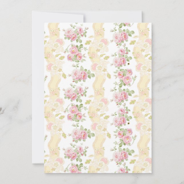 Panel card Paulette Toile Stripe buttercup (Front)