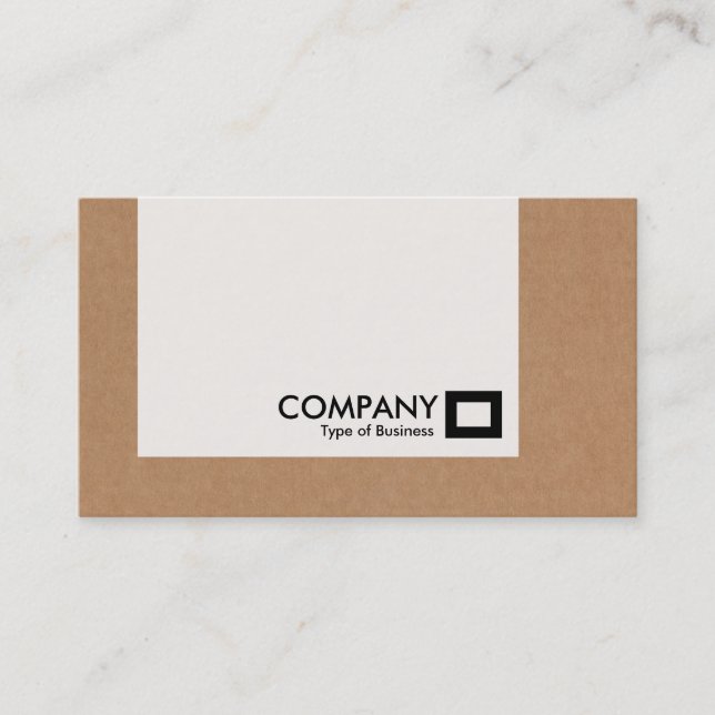 Panel - Cardboard Box Business Card (Front)