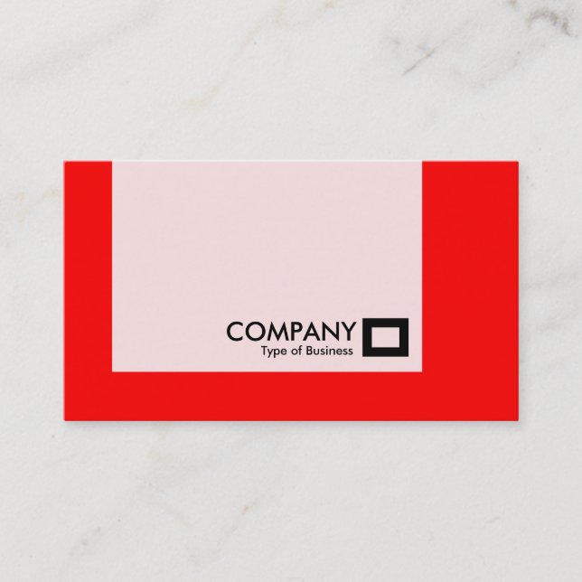 Panel - Colours - Red Business Card (Front)