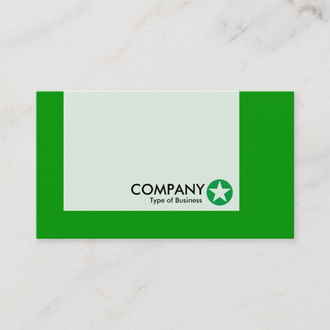 Panel - Colours - Star - Grass Green Business Card (Front)