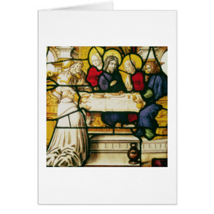 Panel depicting St. Andrew at the Supper at Emmaus