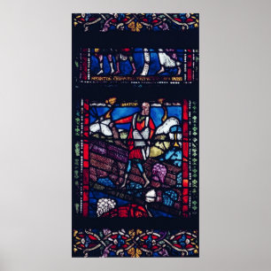 Panel depicting the Parable of the Sower Poster