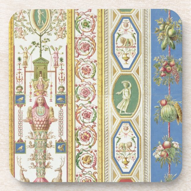 Panel from the Raphael Loggia at the Vatican, engr Coaster (Front)