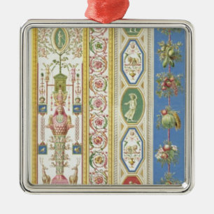 Panel from the Raphael Loggia at the Vatican, engr Metal Ornament