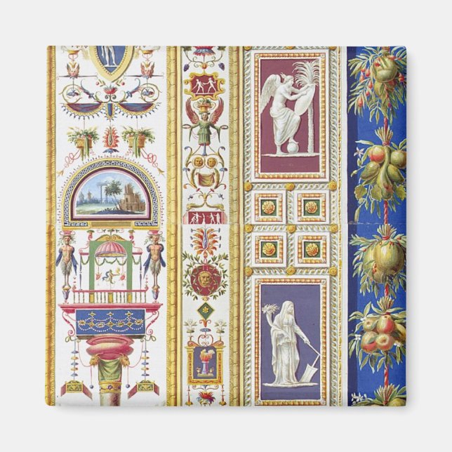 Panel from the Raphael Loggia at the Vatican, from Magnet (Front)