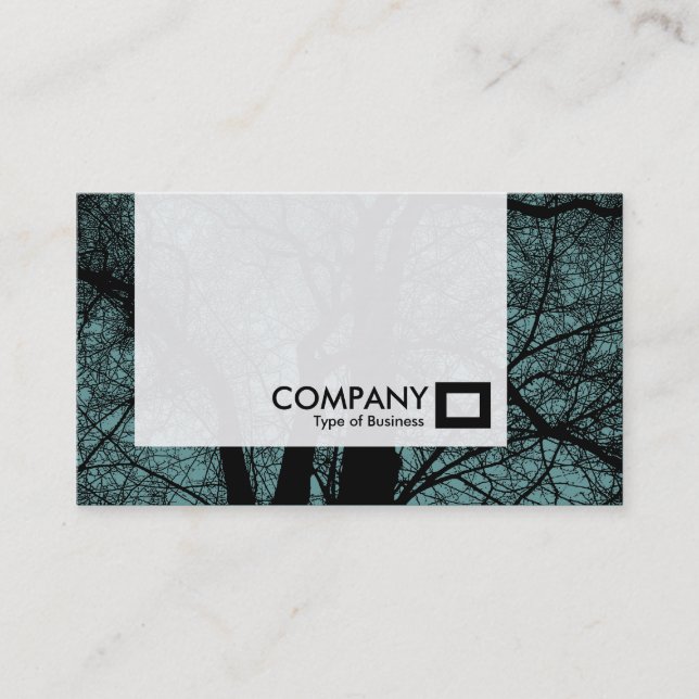 Panel - High Contrast Tree - 669999 Business Card (Front)