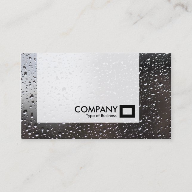 Panel - Rain on a Window Business Card (Front)
