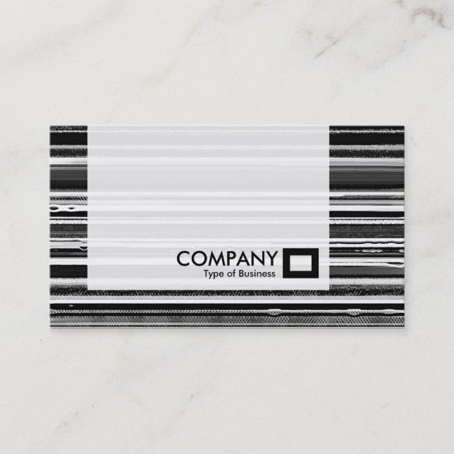Panel - Striped Abstract Business Card (Front)