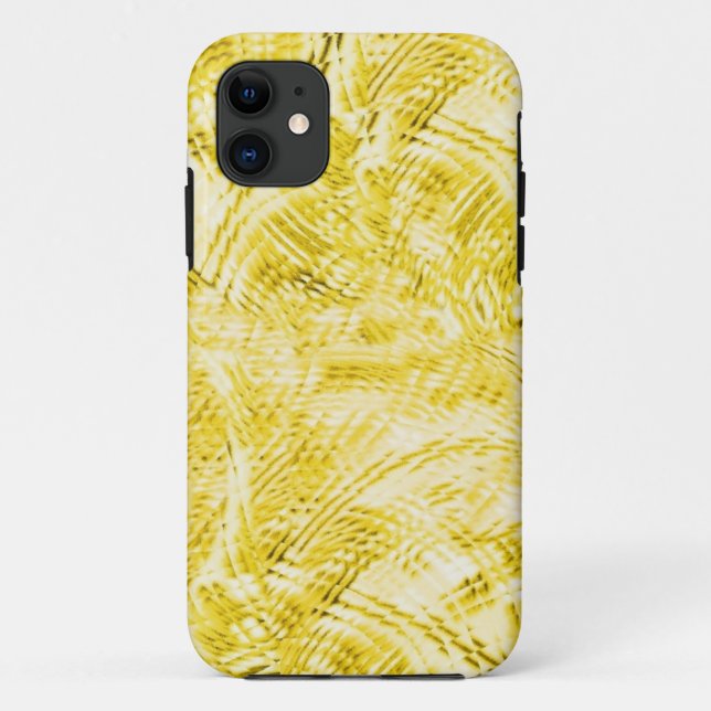 Panelled Gold Case-Mate iPhone Case (Back)