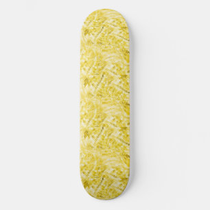 Panelled Gold Skateboard