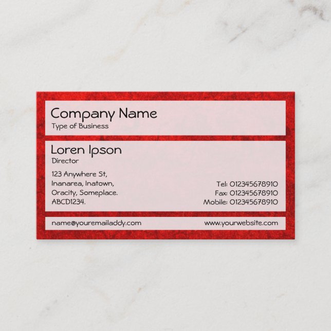 Panels 02 - Red Earth Business Card (Front)