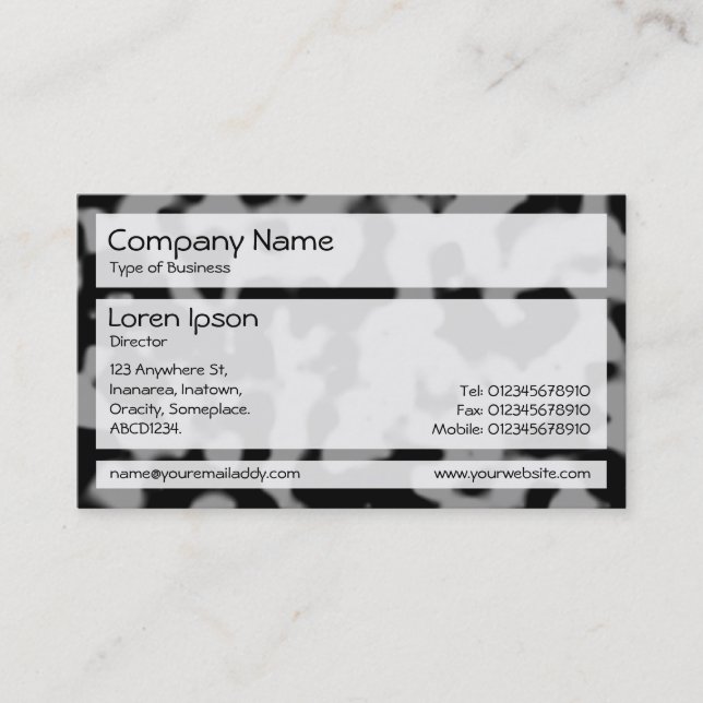 Panels 02 - Smoky The Cow Business Card (Front)