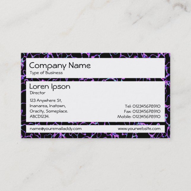 Panels - Abstract 080716(3) Business Card (Front)