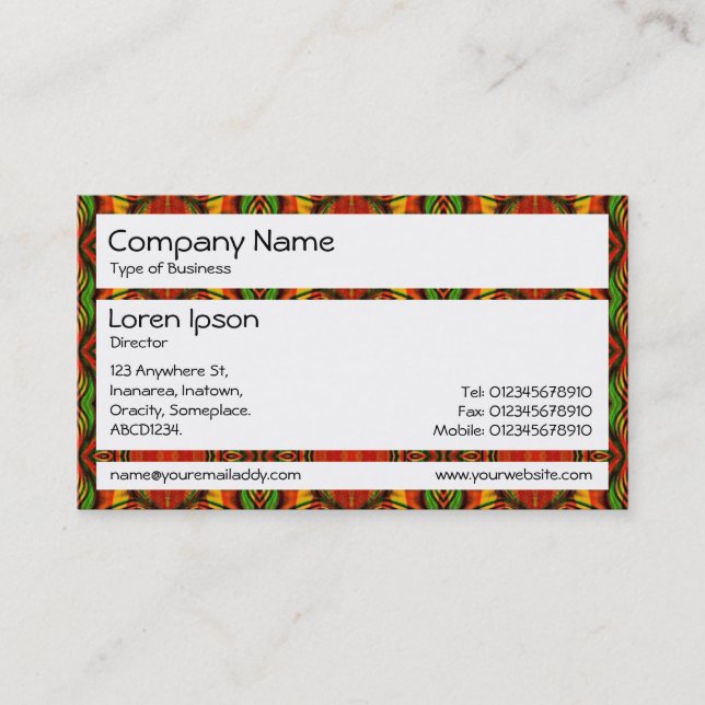 Panels - Abstract Geometric Business Card (Front)