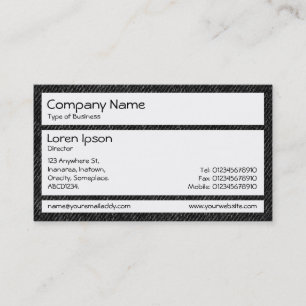 Panels - Black Denim Business Card