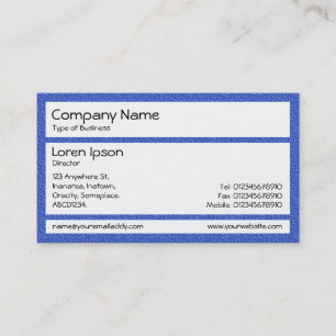 Panels - Blue Plastic Chair Business Card